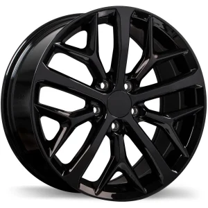 Replika – R257 – Black – 18″x8″ 50mm – All weather Wheels – R257-1880-65BN+50R641